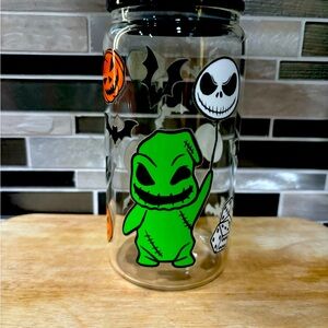 Oogie Boogie Glass Tumbler